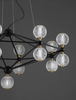 Modernistyczna lampa wisząca BOYA LE42740 LED 78W 3200K do holu czarna