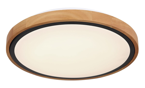Plafon okrągły Bruno 41764-12 ekologiczny LED 12W 3000-4500-6000K drewniany