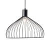 Druciana lampa wisząca Blacky 99392/06 nad stół czarny