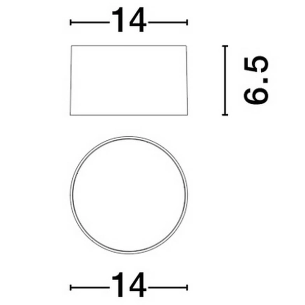 Przysufitowa lampa do jadalni ANGELA LE44386 LED 16W 3000K okrąg czarny