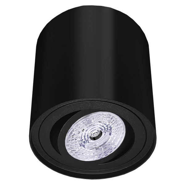 Ruchoma lampa sufitowa Tochi 1070 Brosline tuba downlight czarna