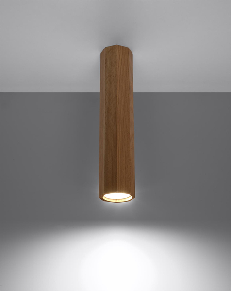 Drewniany downlight sufitowy SL.1034 drewniana tuba do kuchni
