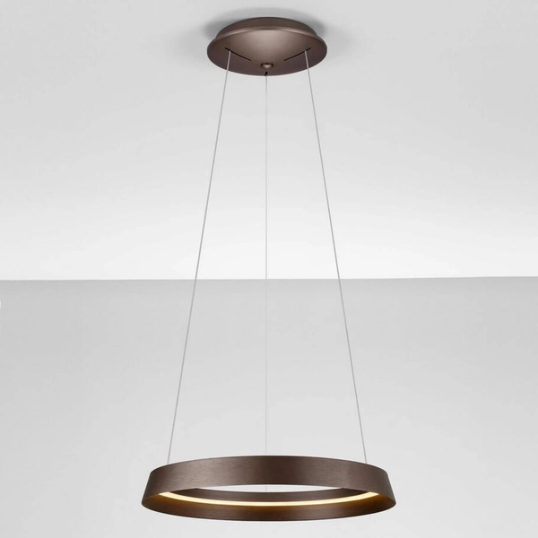 Pierścieniowa lampa zwis BATALLAS LE44788 LED 38W 2700-4000K ściemnialna brązowy