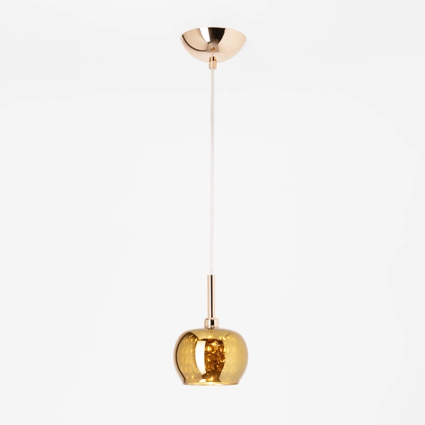 Lampa salonowa wisząca Crystal P0076-01A-F7HF Zumaline kryształowa złota