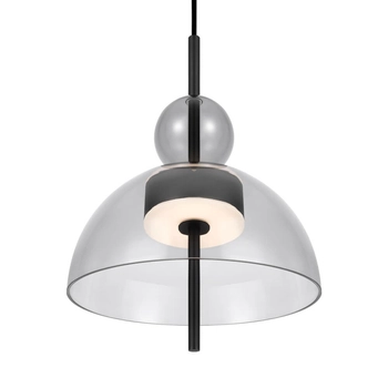 Lampa zwisająca Bangkok MOD185PL-L11B3K1 LED 12W 3000K czarny szary