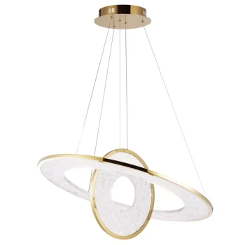 Wisząca lampa glamour ALEXIA P0638D LED 45W 3000K talerze złote