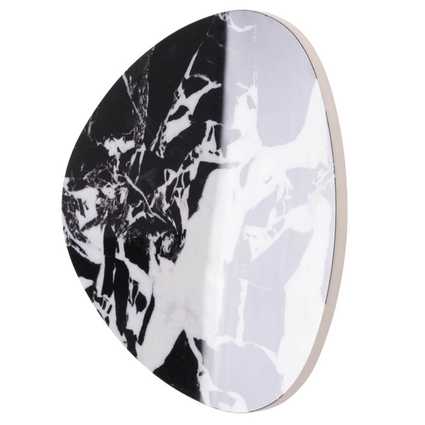 Ścienna lampa kamienna MARBLES W0392 LED 10W 3000K biała czarna