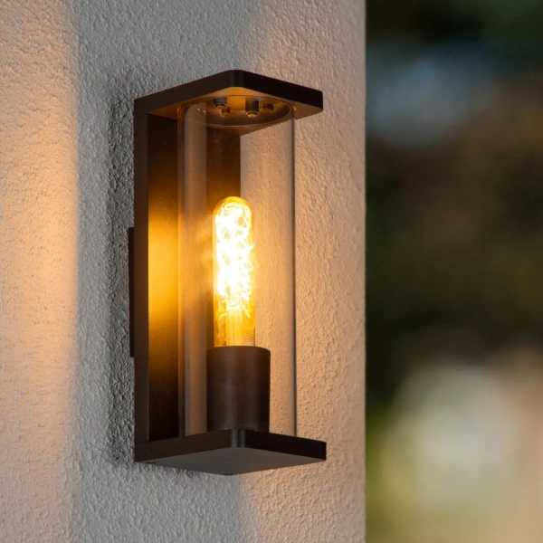 Kinkiet ścienny balkonowy Sligo 15807/01/30 Lucide IP65 loftowy czarny