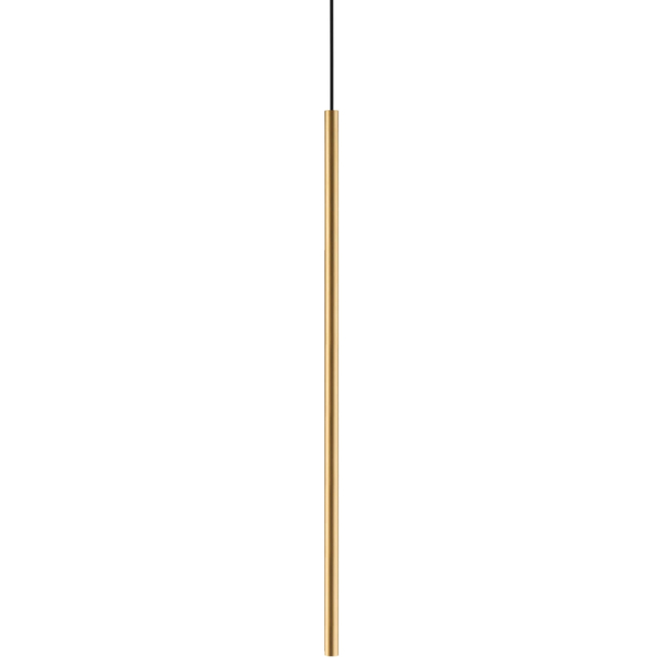 Wisząca lampa kuchenna Laser 10446 Nowodvorski podłużna sopel złoty