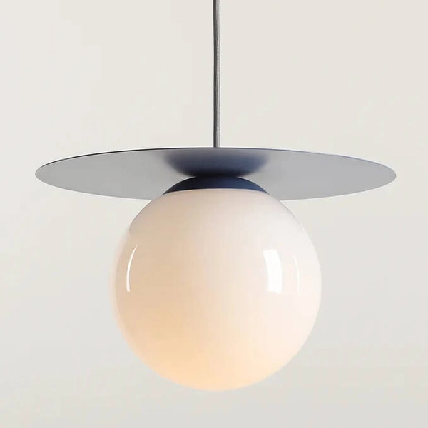 Lampa wisząca szklana Loop 1125G16_M kulista Aldex kulista niebieski