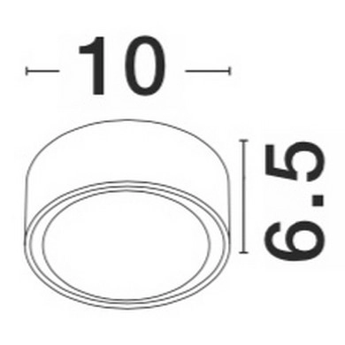 Sufitowa LAMPA zewnętrzna FOCUS 752462 Lutec okrągła OPRAWA metalowa outdoor IP54 biała