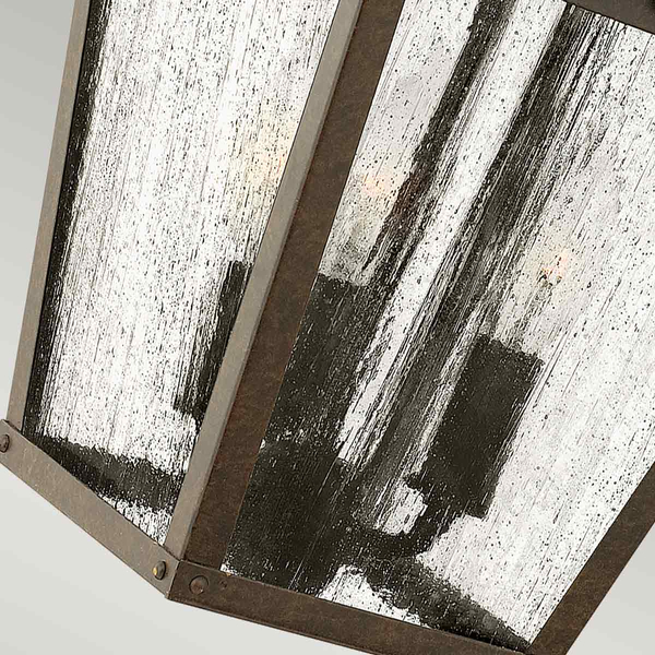 Lampa wisząca ścienna HK-TRELLIS2-M Hinkley metalowa brązowa