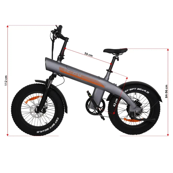 Elektryczny rower Goldbike 326935 20" 36V 10Ah 250W do 75 km czarny