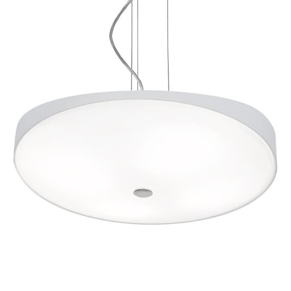 Biała lampa wisząca Campana AZ0566 Azzardo do przedpokoju biała