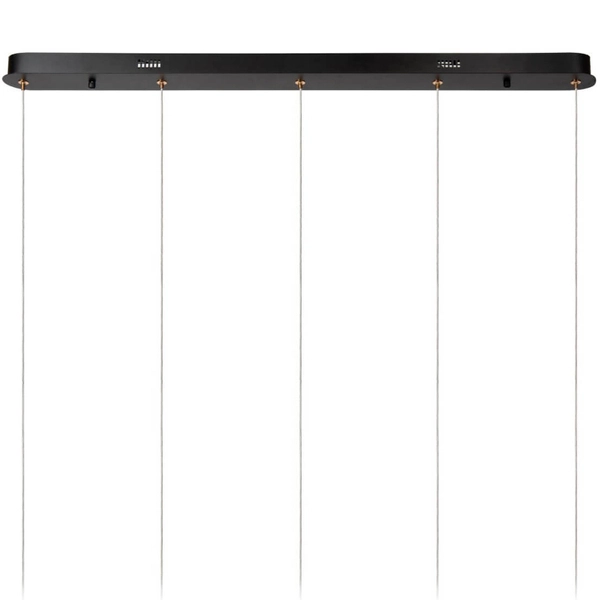 Salonowa lampa wisząca BERLIANE 00430/20/60 LED 4W 2700K czarna złota