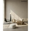 Metalowy stolik kawowy NOURA MM001501100368 złoty do salonu 40cm