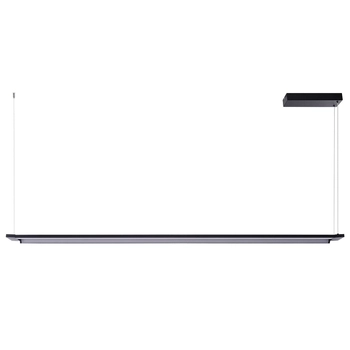 Ledowa lampa wisząca Flash do salonu LED 54W czarna