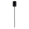Wisząca LAMPA skandynawska LONGIS 10873105 Kaspa loftowa OPRAWA szklany ZWIS okrągły złoty przezroczysty czarny