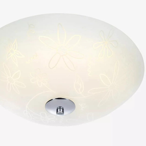 Plafon lampa sufitowa FLEUR 107031 Markslojd LED 12W 3000K szklany biały