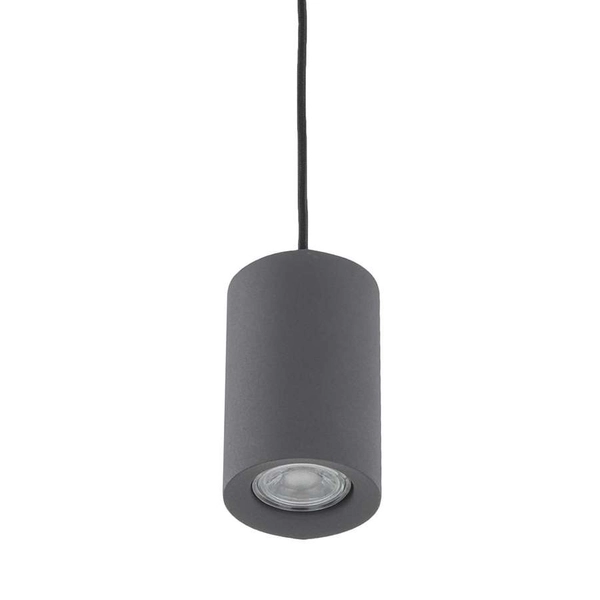 Lampa wisząca JET MINI FH40111-BJ-120-GR LED 4W tuba metalowy zwis szara