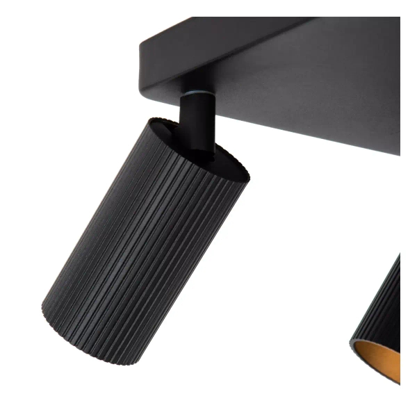 Przysufitowa lampa z tubkami CLUBS 09939/14/30 Lucide regulowana czarny