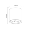 Downlight sufitowy Neo Bianco Mobile / Ufo Nero OR83880 biały