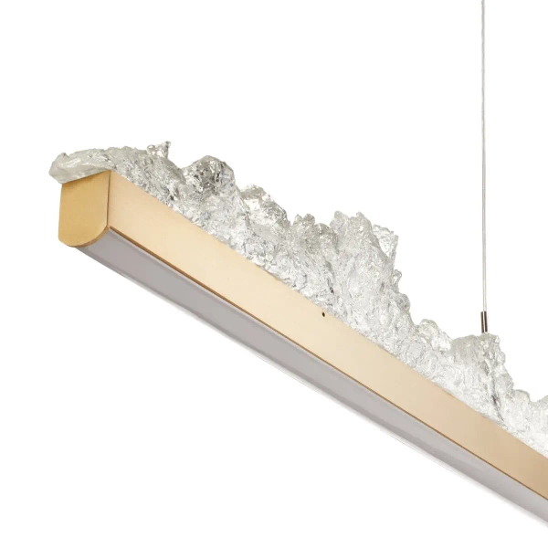 Wisząca lampa nad wyspę MONTANA ST-6490P/L LED 19W 3000K do jadalni złota