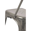Nowoczesne krzesło czarne Tower KH010100957 uniwersalne metalowe