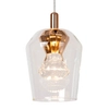 Lampa szklana wisząca BERLIANE 00430/21/60 LED 4W 2700W złota czarna