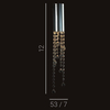 Tuba LAMPA kinkiet LARIX MB93708-1A Italux kryształowa OPRAWA metalowa ścienna glamour crystal chrom przezroczysta