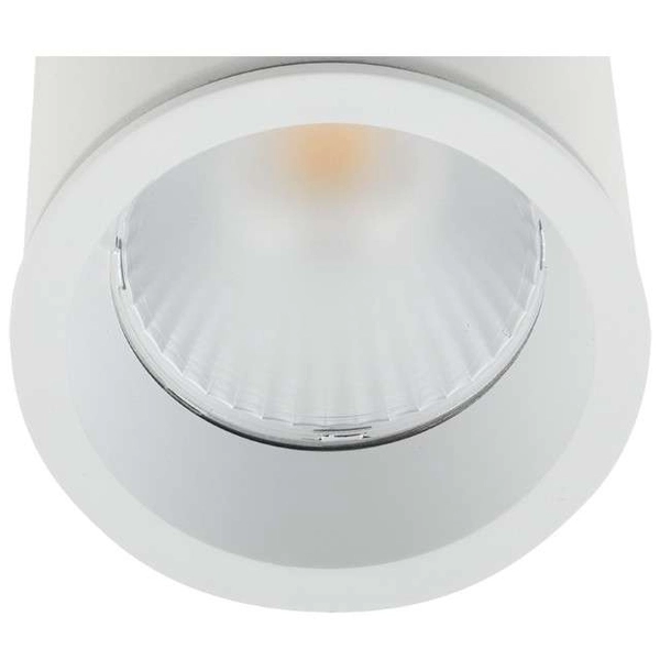 Lampa sufitowa Tub C0155 + RC0155/C0156 WHITE Maxlight metalowa natynkowa LED 7W 3000K biała