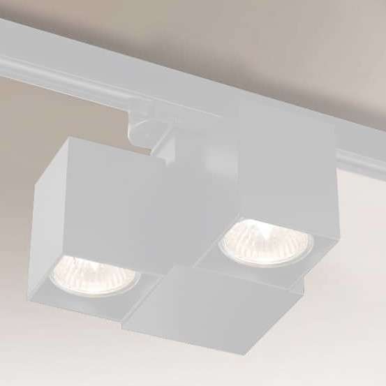 LAMPA sufitowa BIZEN 7709 Shilo reflektorowa OPRAWA regulowana do 3-fazowego systemu szynowego biała