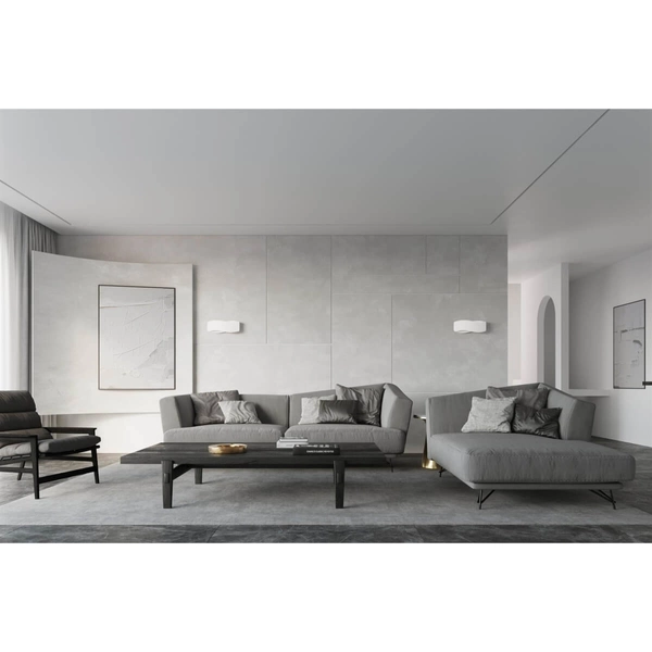 Biała lampa sypialniana SL.1018 metalowy kinkiet nowoczesny