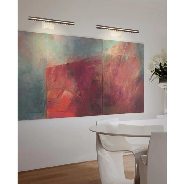 Kinkiet ścienny Lark AZ1699 Azzardo LED nad obraz galeryjka nikiel