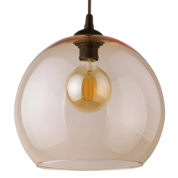 Kopułowa lampa wisząca Cubus 2064M TK Lighting szklana przydymiona