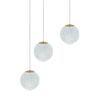 Lampa wisząca glamour EDEM AZ6020 Azzardo LED 21W 3000K przezroczysta złota