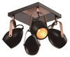 Plafon regulowany Anica 98-83128 Candellux metalowy czarny miedziany