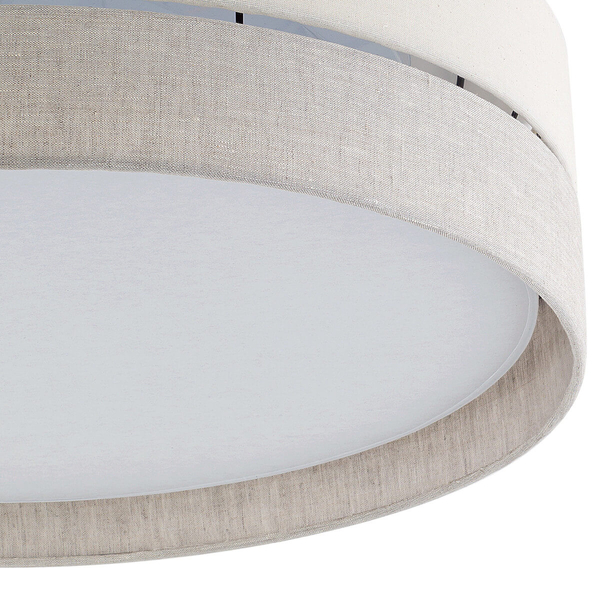 Nasufitowa okrągła lampa Eco 5774 do biura boho biała szara