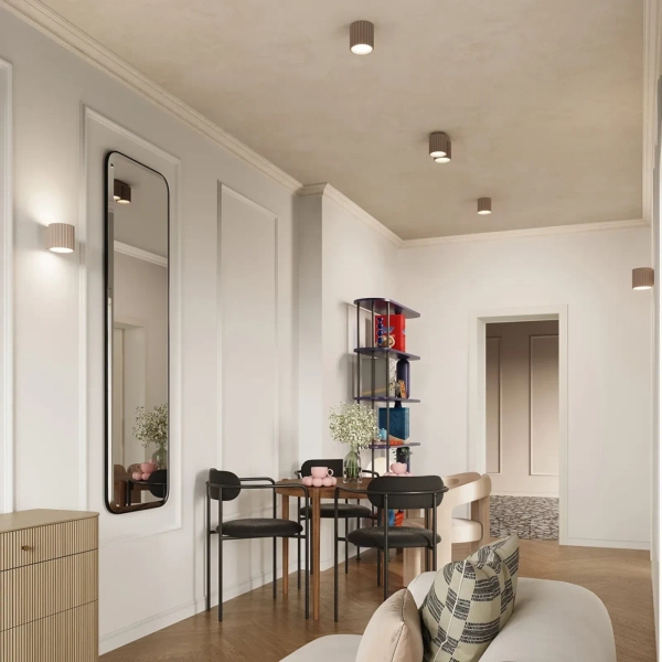 Lampa sufitowa AURA SL.1815 kaszmirowa podwójna 2xGU10