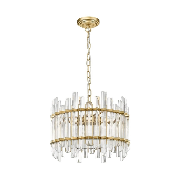 Pałacowa lampa wisząca Alexandria na łańcuchu złota