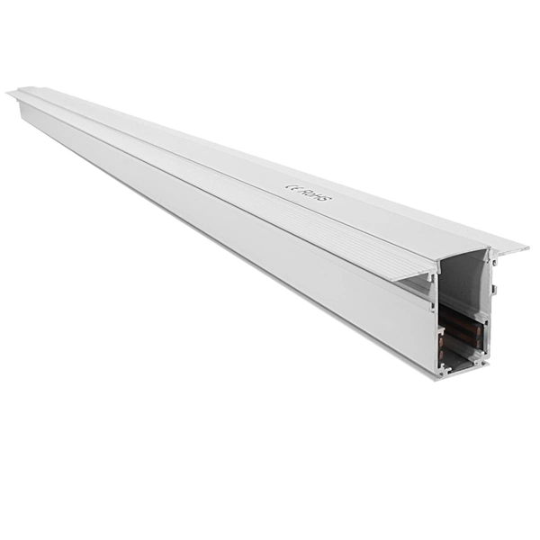 Podtynkowy system szynowy magnetyczny 828 Domeno LED metalowy biały