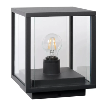 Zewnętrzna lampa stojąca CLAIRE 27883/25/30 Lucide IP54 szklana antracyt