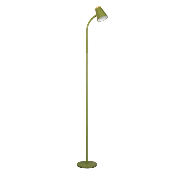 Podłogowa lampa z regulacją PONGO R45831115 LED 4,5W 3000K zielony