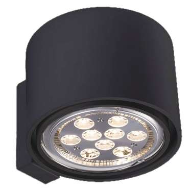 LAMPA ścienna MIKI 4433 Shilo metalowa OPRAWA regulowana KINKIET tuba czarna