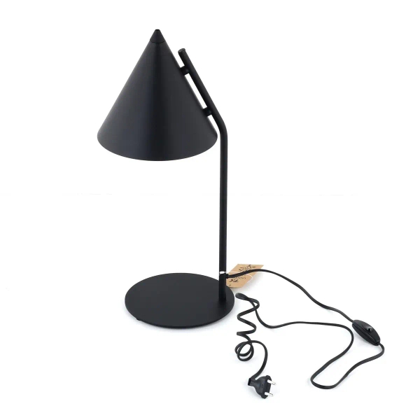 Stożkowa lampka biurkowa CONO 16009 do czytania czarny