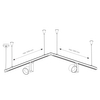ZAWIESIE linowe CTLS SUSPENSION KIT 8697 Nowodvorski ZWIS do 3-fazowego systemu szynowego czarny