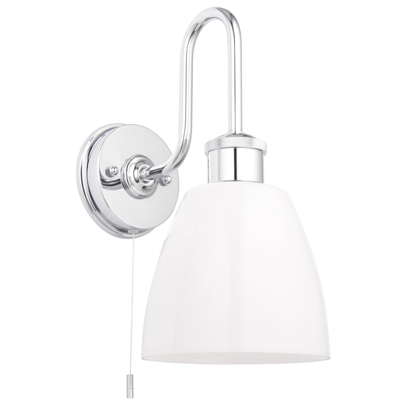 Kinkiet z włącznikiem L&-195506 Light& nad lustro IP44 chrom
