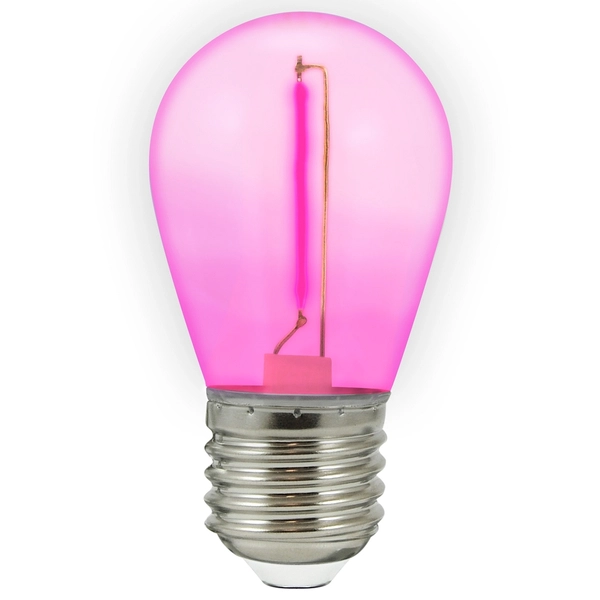 Żarówki LED 2 sztuki do girlandy zew. Neon 322227 Polux 36V różowe