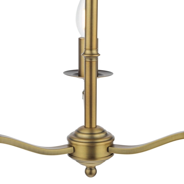 Świecznikowa lampa wisząca Marble MAR5345-EH Dar Lighting regulowana do jadalni złota