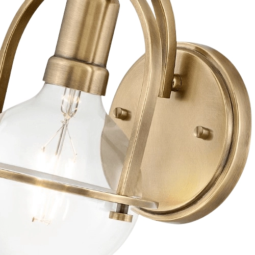 Kinkiet do łazienki QN-SOMERSET1-C-HB metal mosiądz